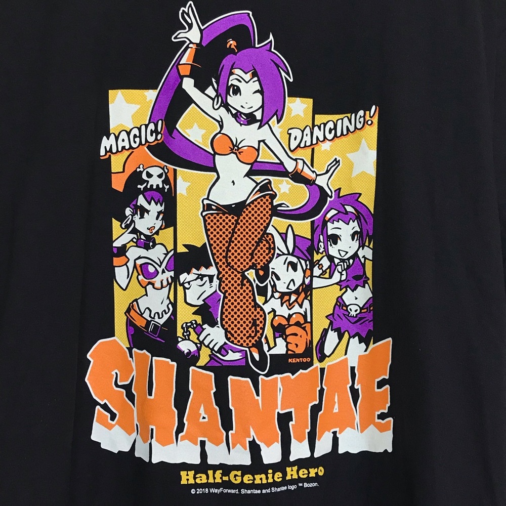 Shantae HGH Half Genie Hero Kickstarter Reward T Shirt XXL WayForward Game